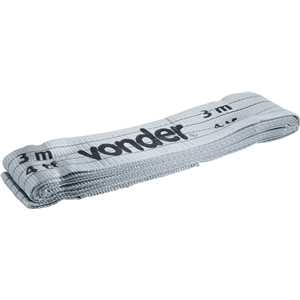 Cinta plana sem fim (tipo anel), para elevação de cargas, 7:1, 3,0 m, 4 tf, VONDER