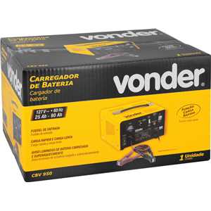 Carregador de bateria, 127 V~, CBV 950 VONDER