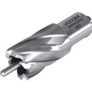 Broca anular, encaixe Weldon, 24 mm x 30 mm VONDER