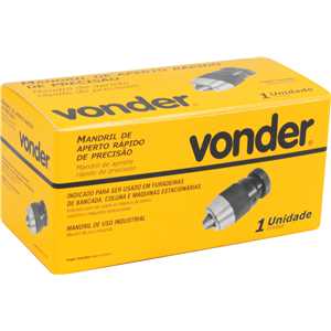 Mandril de aperto rápido, 5,0 mm - 20,0 mm, cone B22, VONDER