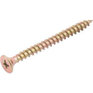 Parafuso madeira chipboard, cabeça chata, fenda cruzada/phillips, 4,5 mm x 50,0 mm, VONDER