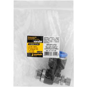 Regulador de velocidade, 12 mm, rosca 1/4" BSP, VONDER