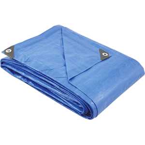 Lona de polietileno azul 10 m x 4 m, VONDER