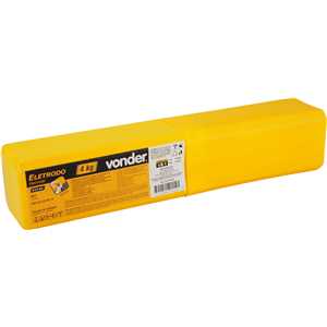 Eletrodo revestido para inox, AWS E316L, com 2,50 mm, VONDER
