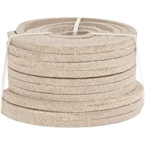 Gaxeta de algodão, quadrada, ensebada, 5/8", VONDER