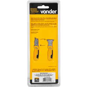 Estilete e raspador, lâmina trapezoidal, VONDER