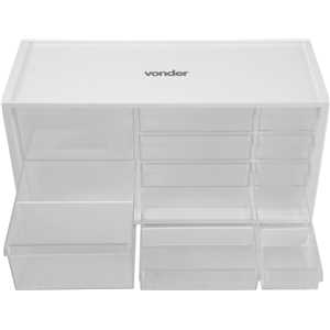 Organizador plástico com 10 gavetas, OPV 0378, VONDER