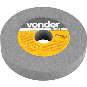 Rebolo reto 6" x 1" 39 CVD grão 100 verde VONDER PLUS