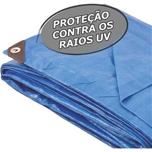 Lona de polietileno azul 8 m x 5 m, VONDER