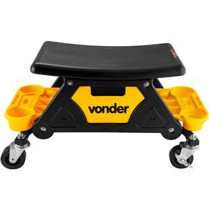 Banqueta plástica para detalhador automotivo e mecânico, BDM 360 VONDER