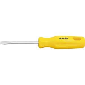 Chave de fenda 3/16" x 3", aço cromo vanádio, com ponta magnetizada, VONDER