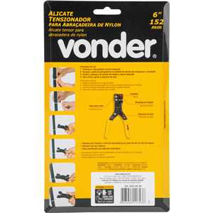 Alicate tensionador para abraçadeira de nylon, VONDER