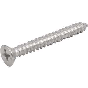 Parafuso autoatarraxante inox, 3,9 mm x 32,0 mm, cabeça chata, phillips, VONDER
