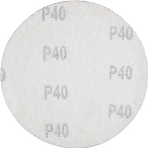 Disco de lixa costado em pluma, 4.1/2", grão 40, VONDER
