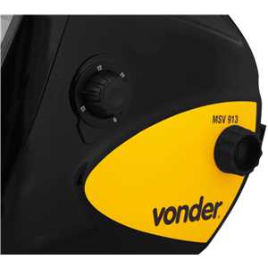 Máscara para solda, com escurecimento automático, tonalidade 9 a 13, MSV 913, VONDER