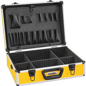 Maleta para ferramentas, profissional, 455 mm x 330 mm x 152 mm, amarela, MFV 312, VONDER