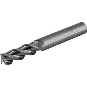 Fresa topo 10,0 mm, em metal duro, 3 cortes, polida, VONDER