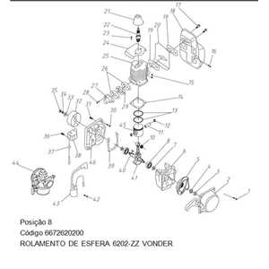 Rolamento rígido de esfera, 6202-ZZ, VONDER