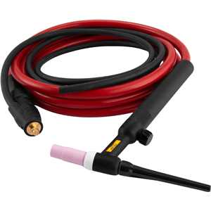 Tocha TIG 200 A TTV 209, com engate rápido de 9 mm, com válvula, 4 metros, VONDER