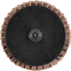 Flap-disc, disco de desbaste/acabamento, 2" - 50 mm, óxido de alumínio grão 80, para sistema de encaixe rápido, VONDER