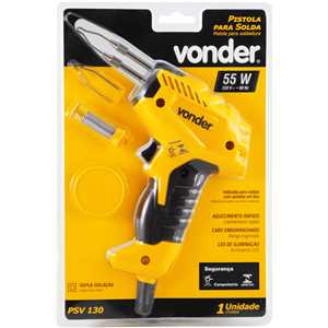 Pistola para solda, 55 W, 220 V~, PSV 130 VONDER