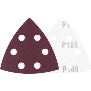 Lixa triangular com costado em pluma, grão 180, para lixadeira multifunção, VONDER