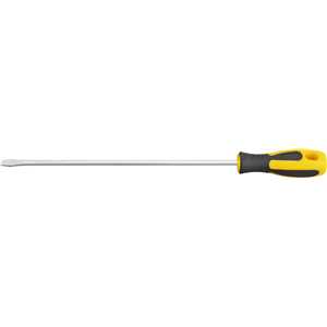 Chave de fenda 1/4" x 10", aço cromo vanádio, cabo emborrachado, VONDER PLUS