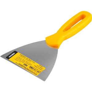 Espátula de aço inox, 10 cm, com cabo plástico, VONDER