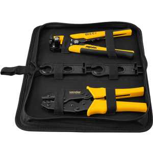 Conjunto de Alicate Crimpador e Alicate Desencapador, 4 peças, VONDER