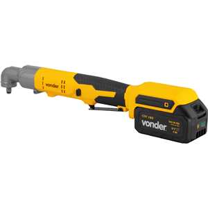 Chave de impacto angular, bateria 18 V, encaixe de 3/8", carregador bivolt, CIV 183, VONDER