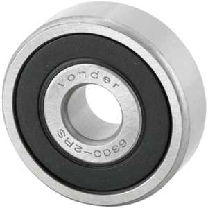 Rolamento rígido de esfera, 6300-2RS, VONDER