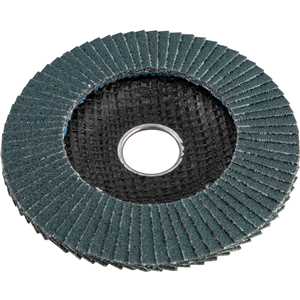 Flap-disc, disco de desbaste/acabamento, 4.1/2" - 115 mm, cônico, grão 60, VONDER