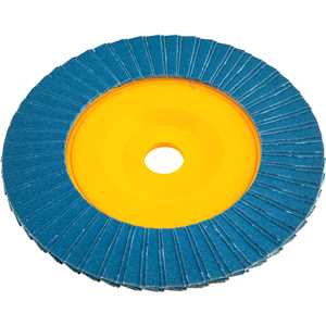 Flap-disc, disco de desbaste/acabamento, 7" - 180 mm, reto, grão 120, VONDER