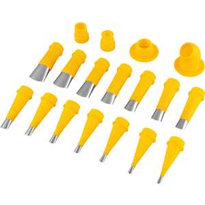 Conjunto de bicos em aço inox para aplicador de silicone, VONDER