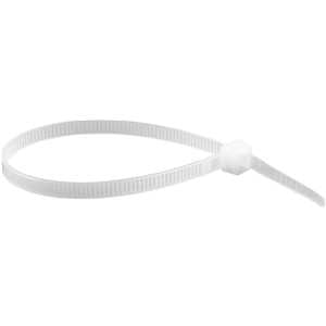 Abraçadeira de nylon, branca, 200 mm x 4,8 mm, com 100 peças, VONDER