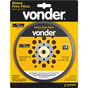 Disco com sistema fixa fácil 150 mm para LRV 350B, VONDER