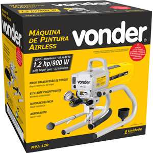 Máquina de pintura Airless, 1,2 hp, 220 V~, MPA 120 VONDER