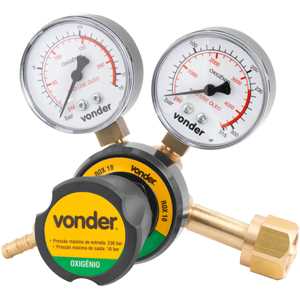 Regulador de pressão para oxigênio, ROX 10, VONDER