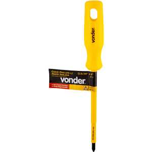 Chave phillips com haste isolada 3/16" x 5" VONDER