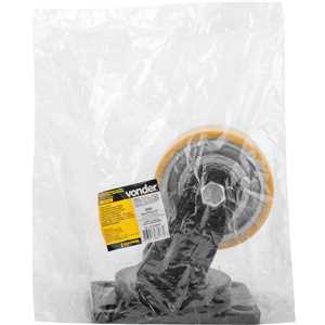 Rodízio giratório industrial 4", de poliuretano e ferro fundido, VONDER