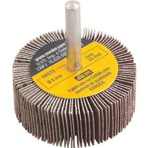 Roda de lixa 50 mm x 20 mm com haste, grão 220 VONDER