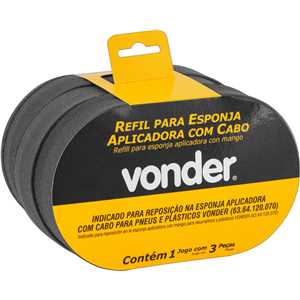 Refil para esponja aplicadora com cabo, VONDER