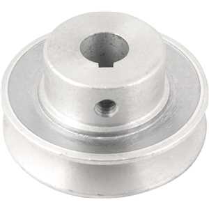 Polia de alumínio 1 canal, perfil A, 70 mm com furo de 5/8" - 15,9 mm, VONDER