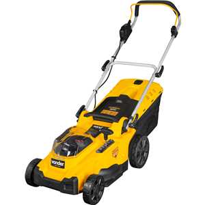 Máquina de cortar grama com recolhedor, bateria intercambiável de 18 V + 18 V (36 V), sem baterias e sem carregador, IMGV 1844B VONDER