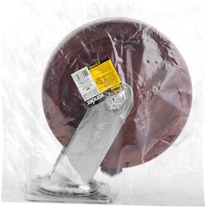 Rodízio giratório industrial 8", de celeron, com freio, VONDER