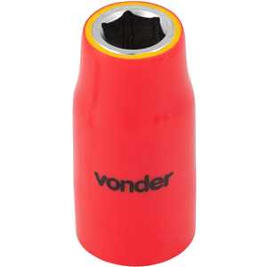 Soquete sextavado isolado, encaixe de 1/2", 10,0 mm, IEC60900, VONDER