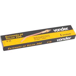 Extensão de solda 200 oxiacetilênico, nº 09, VONDER