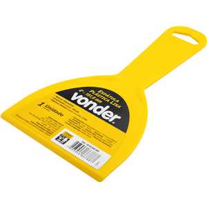 Espátula plástica lisa de 4", VONDER