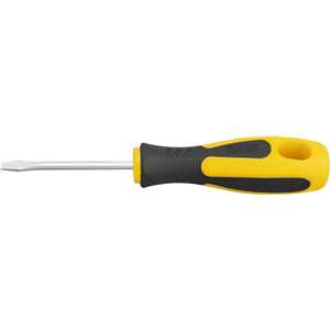 Chave de fenda 1/8" x 2", aço cromo vanádio, cabo emborrachado, VONDER PLUS