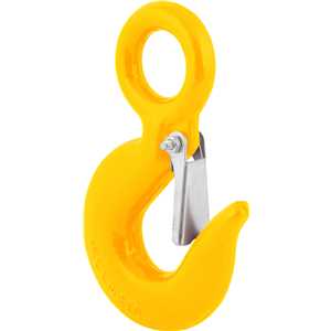 Gancho de aço com olhal, 1,5 toneladas, 3/8", com trava, VONDER